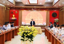 Thủ tướng Phạm Minh Chính làm việc với Ban Thường vụ Tỉnh ủy Khánh Hòa