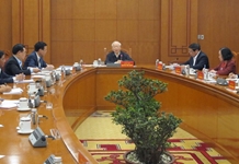  Tổng Bí thư Nguyễn Phú Trọng chủ trì phiên họp đầu tiên Tiểu ban Nhân sự Đại hội XIV của Đảng 