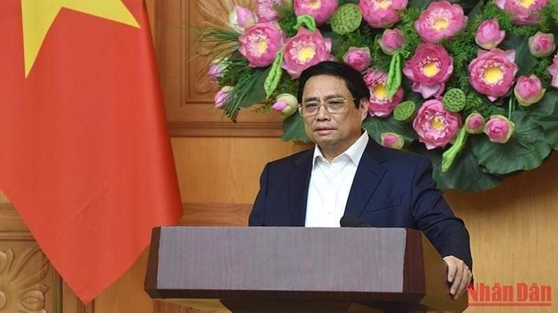 Thủ tướng Phạm Minh Chính: Sẵn sàng đối mặt với mọi khó khăn, tiếp tục giữ vững ổn định và an toàn hệ thống ngân hàng