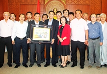 Lãnh đạo tỉnh làm việc với Hội Làm vườn Việt Nam