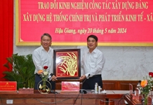 Bí thư Tỉnh ủy Khánh Hòa Nguyễn Hải Ninh thăm và làm việc tại tỉnh Hậu Giang