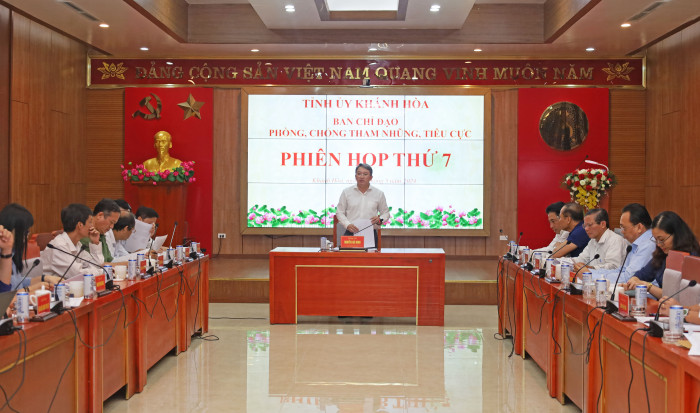 Phiên họp thứ 7 Ban Chỉ đạo Phòng, chống tham nhũng, tiêu cực tỉnh Khánh Hòa