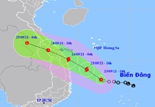 Áp thấp nhiệt đới gây sóng lớn ở vùng biển Khánh Hòa