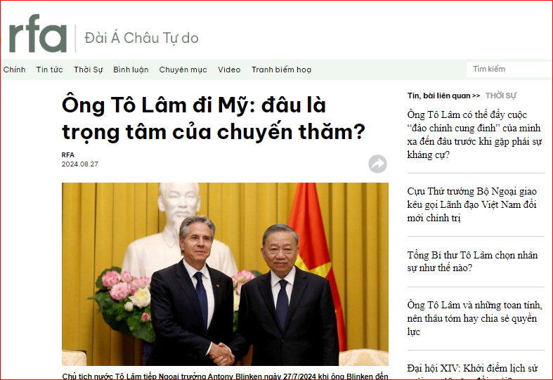 RFA chớ đánh lận, “trang điểm” cho những kẻ dán nhãn “tù nhân chính trị”  