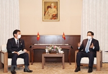Thủ tướng Phạm Minh Chính tiếp một số doanh nghiệp Nhật Bản