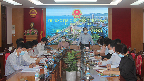 Phiên họp Thường trực HĐND tỉnh Khánh Hòa tháng 11-2021