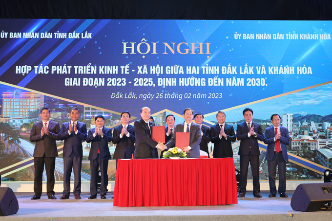 Ký kết thỏa thuận hợp tác giữa 2 tỉnh Khánh Hòa và Đắk Lắk