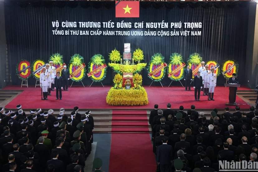  Cử hành trọng thể lễ truy điệu và an táng Tổng Bí thư Nguyễn Phú Trọng 