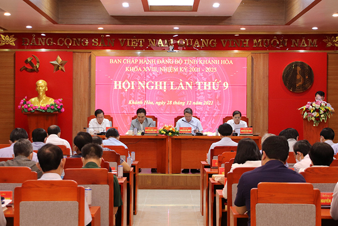 Hội nghị Tỉnh ủy Khánh Hòa lần thứ 9