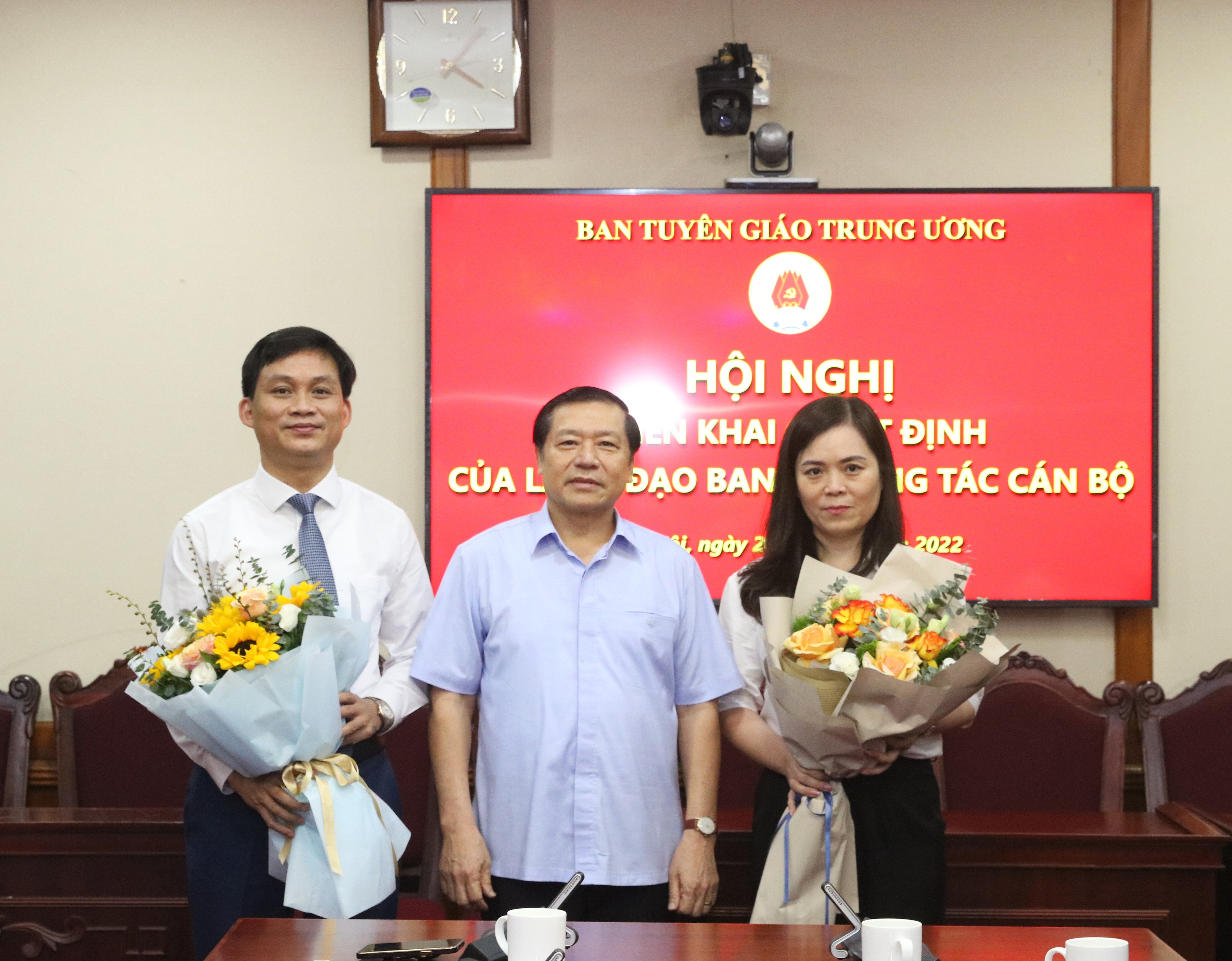 Ban Tuyên giáo Trung ương công bố quyết định về công tác cán bộ