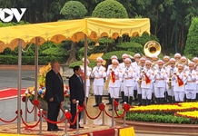 Thủ tướng Phạm Minh Chính chủ trì Lễ đón chính thức Thủ tướng Cuba