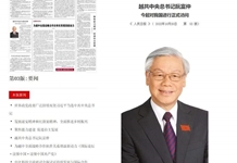 Báo chí Trung Quốc đồng loạt đưa tin chuyến thăm của Tổng Bí thư Nguyễn Phú Trọng